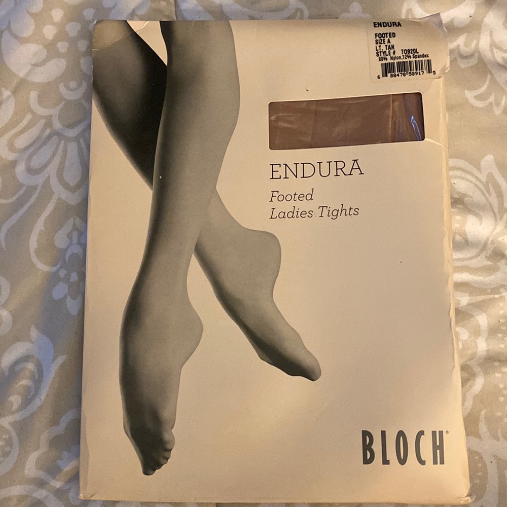 NEW Bloch Endurance Footed Ladies Tights